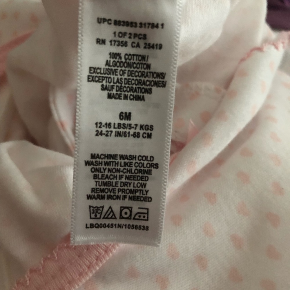 NWT Little Me Onesie Pajama & Hat Set (3-6 Month) - Picture 6 of 6